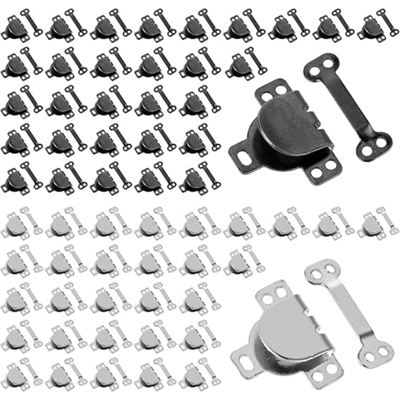 Hook Eye Fastener - 60 Paar Edelstahl-Haken- und Ösenverschlüsse zum