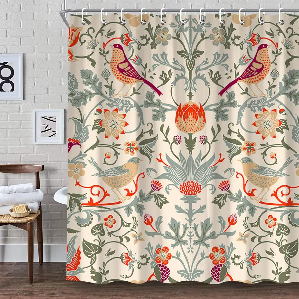 Fabric Weight Set - William morris dusch vorhang, grüner dusch