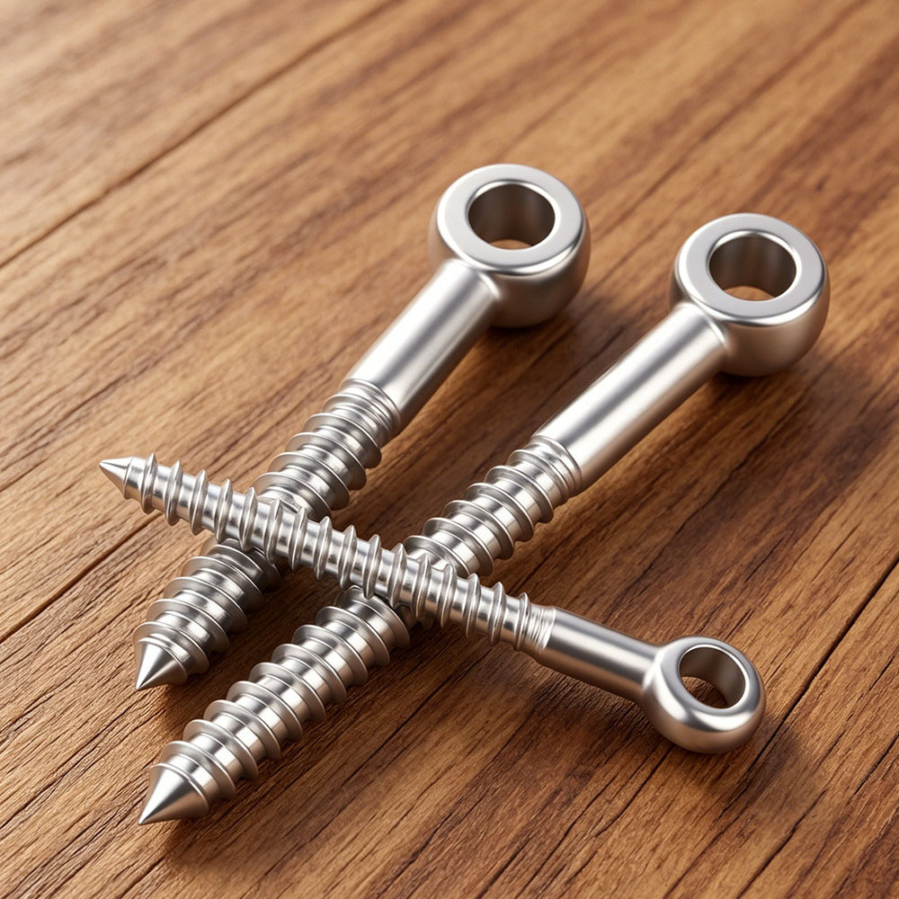 Hook Eye Fastener - M4 M5~M10 316 Edelstahl Ösenschrauben Holz-Endstückringe