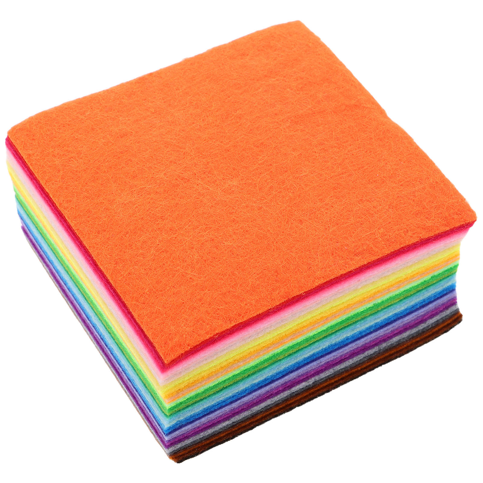 Is Sewing Textile Art - 120 Stück Sortierte Filzquadrate 10x10cm Kindersicheres