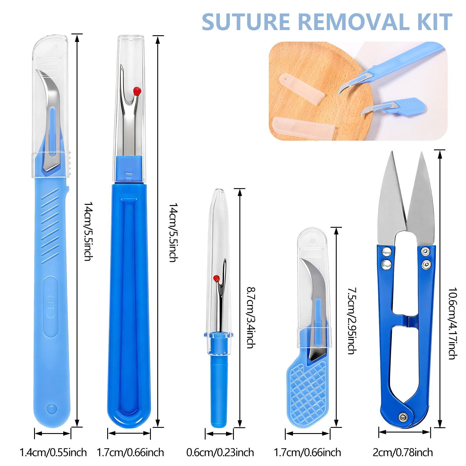 5-teiliges blaues Nähmaschinen – Sewing Kit Bewertung und Preis