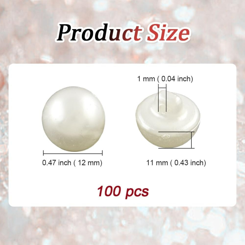 12 mm, 100 Stück, 1 Loch, beig – Sewing Kit Bewertung und Preis