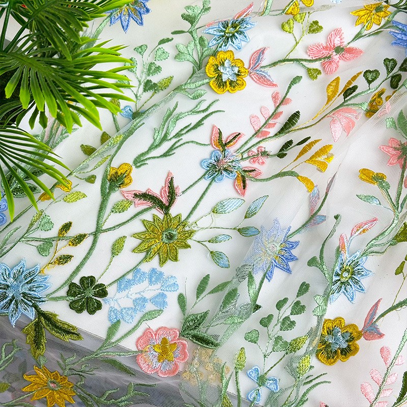 90x130cm Blumenranken-Bestickt – Textile And Sewing Supply Bewertung und Preis