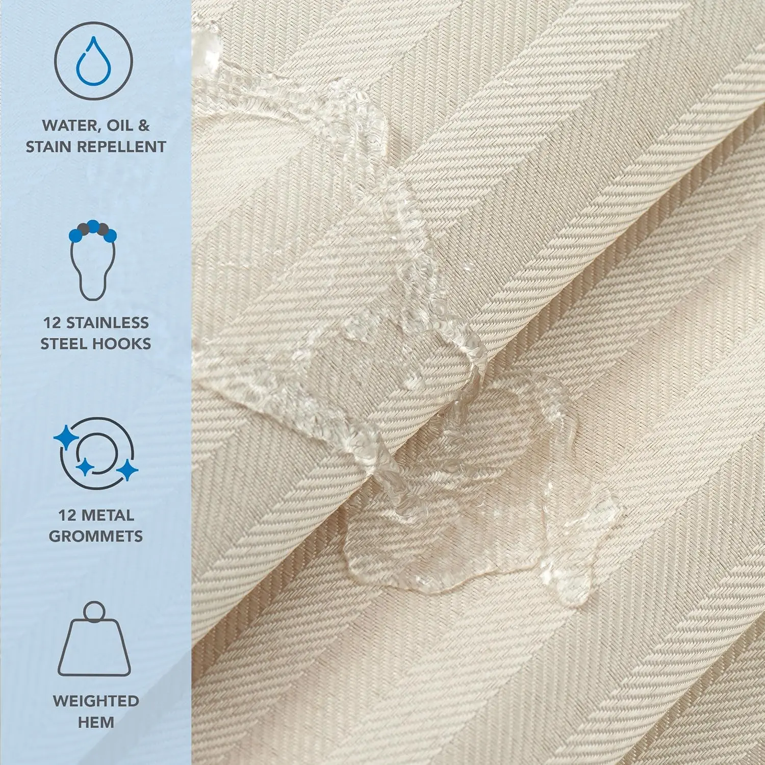 Arkwright Duschvorhang-Set im  – Fabric Weight Set Bewertung und Preis