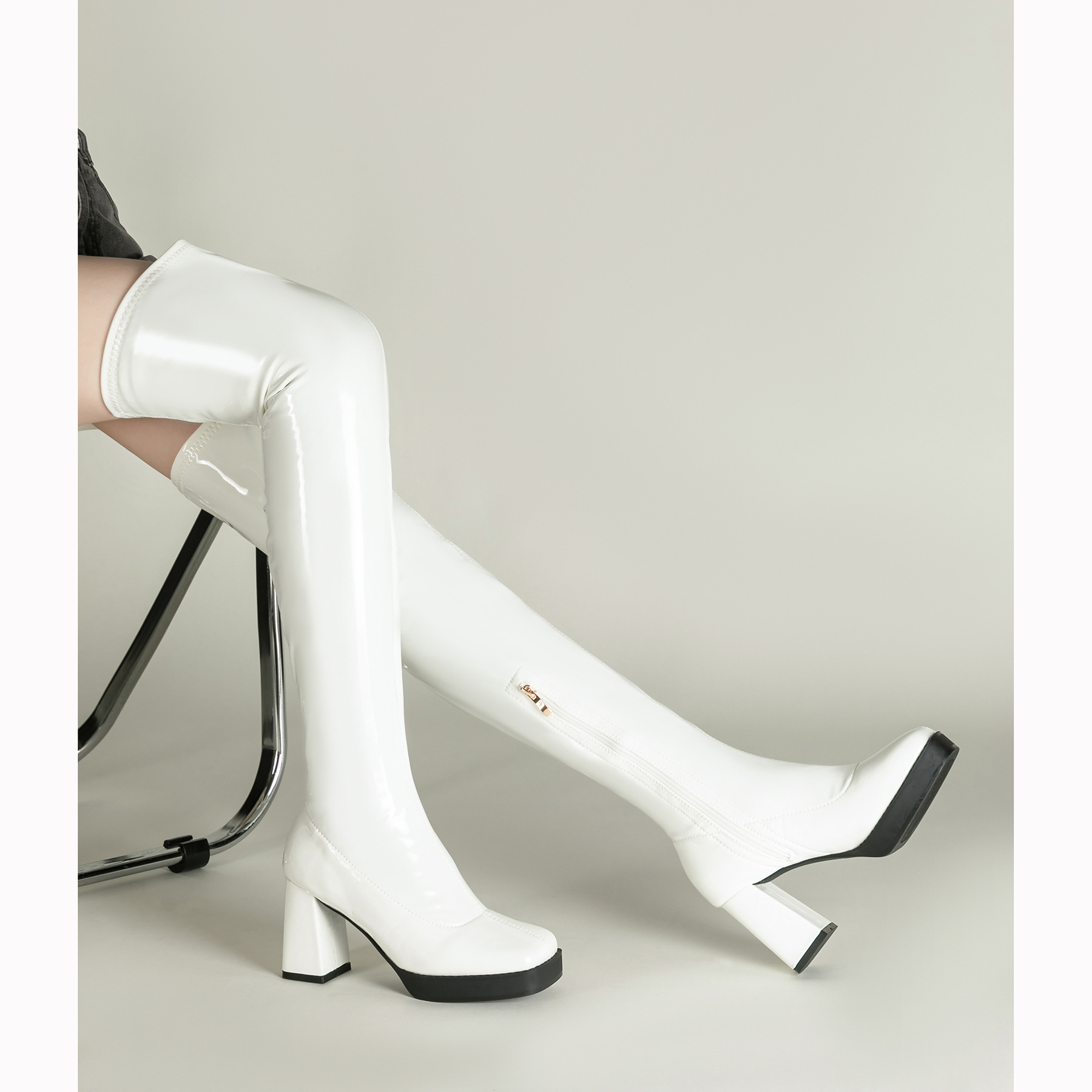 Anpassung Damen Lange Stiefel  – Sewing Custom Bewertung und Preis