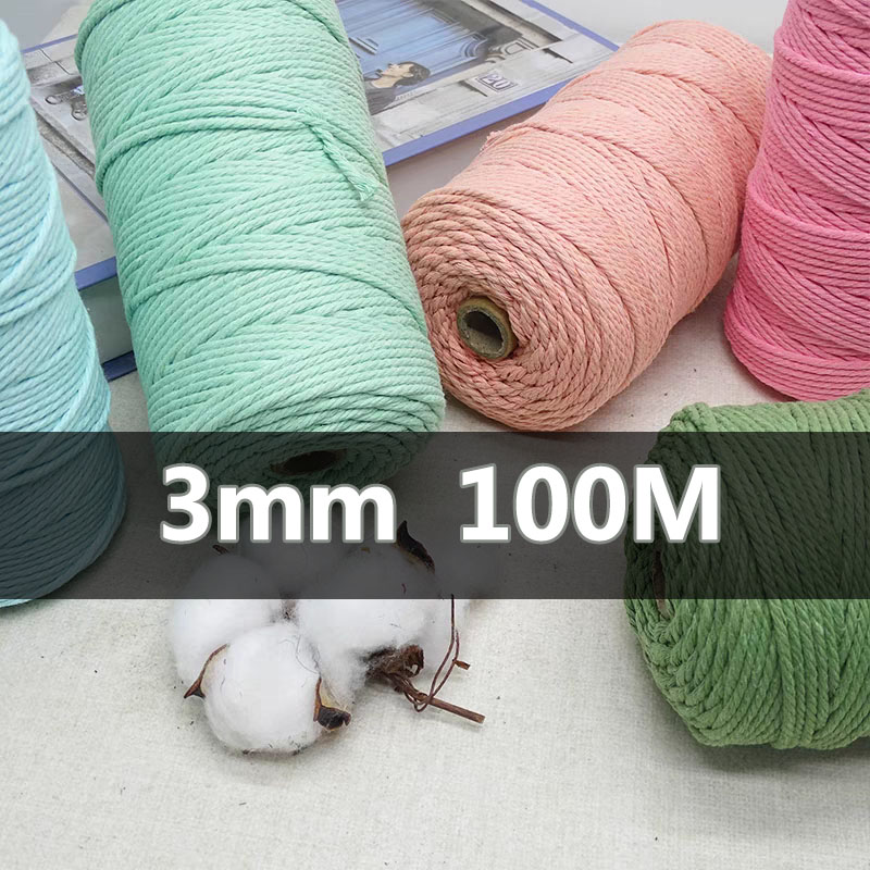 3mm 100M Makramee Schnur Seil  – Sewing Thread In Textile Bewertung und Preis