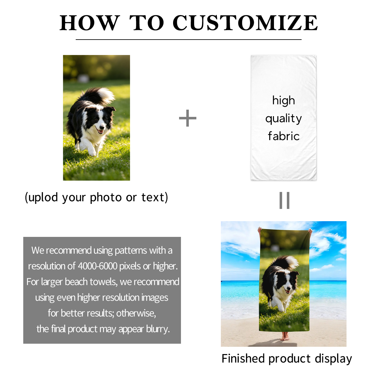 1 Stück personalisierte Strand – Sewing Custom Bewertung und Preis