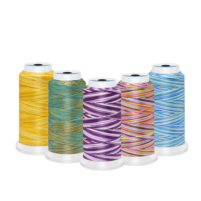 0.5/0.8/1mm Polyester Regenbog – Sewing Thread In Textile Bewertung und Preis